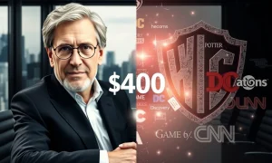 Larry Ellison's $40bn guarantee for the Paramount bid to acquire Warner Bros Discovery against Netflix.