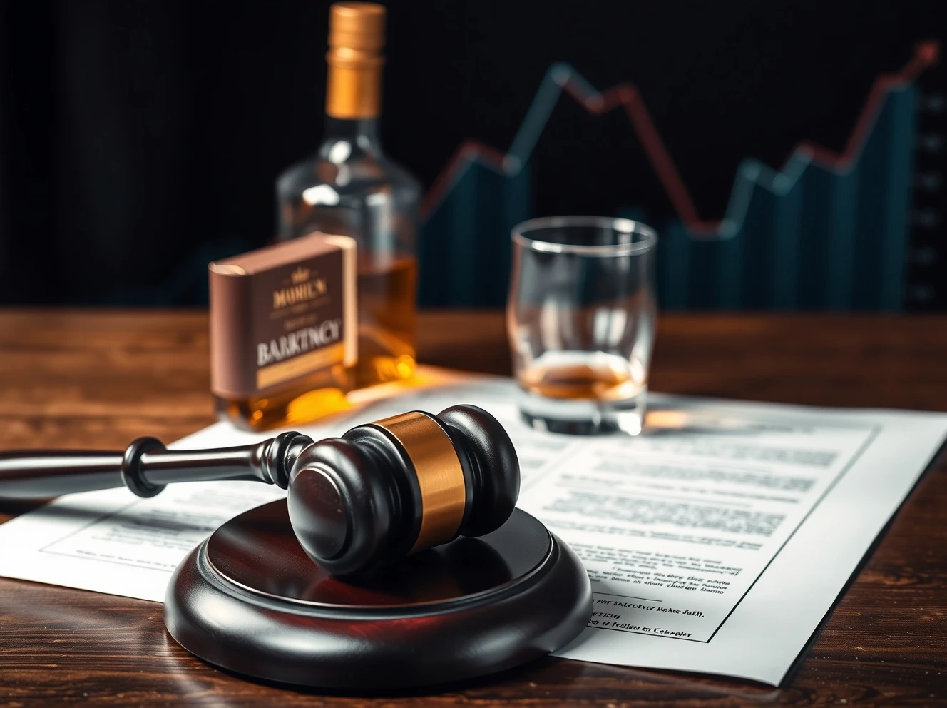 Another U.S. liquor brand files Chapter 11 bankruptcy, symbolizing industry financial distress