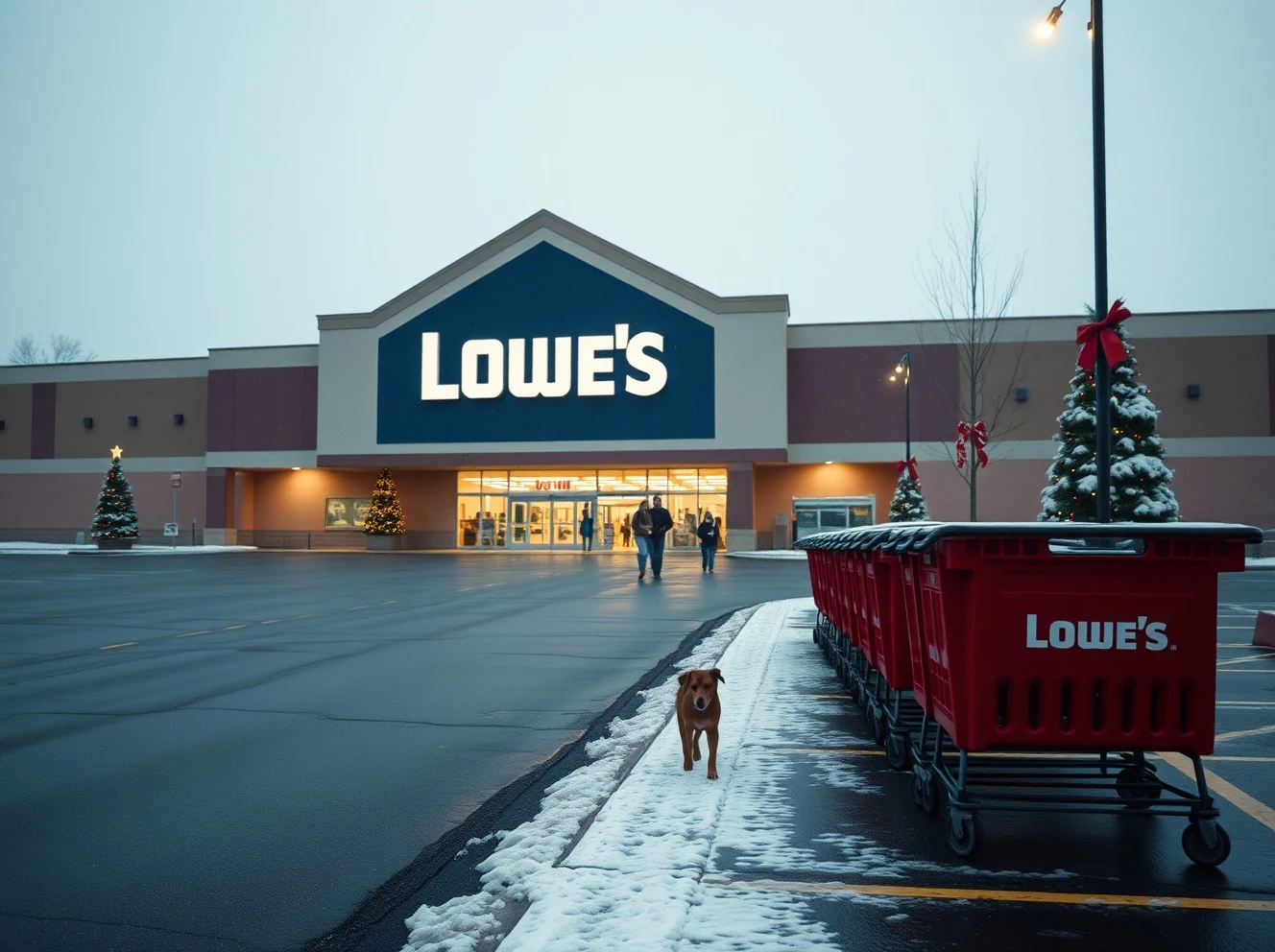 Lowe's store closed for Christmas Day 2025 to allow employee holiday time.