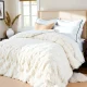 Macy's discounted boho comforter set demonstrating elegant bedroom decor and fluffy comfort