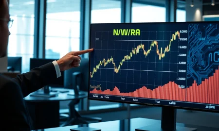 Analyst presents bold Nvidia stock price target for 2026 on financial chart display