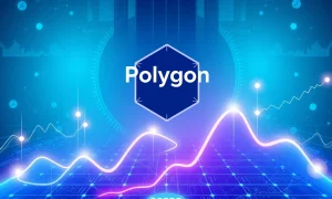 Polygon MATIC cryptocurrency price analysis and network growth forecast visualization for 2030