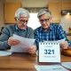 Retiree reviewing RMD deadline documents to avoid IRS penalty