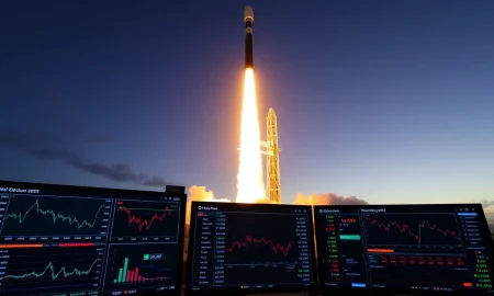 Rocket Lab stock analysis after reaching record high price with Electron rocket launch backdrop