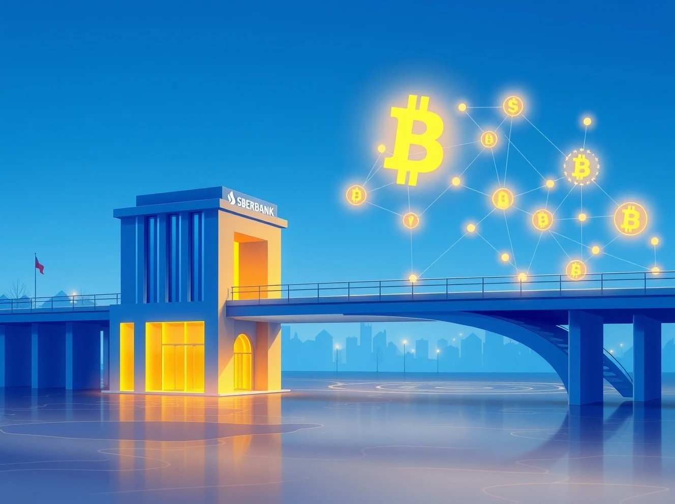 Sberbank's integration of crypto-backed loans bridges traditional banking and blockchain finance.