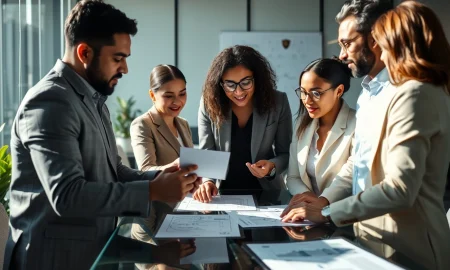 Small business leaders discussing strategic insurance planning for 2026 workforce protection