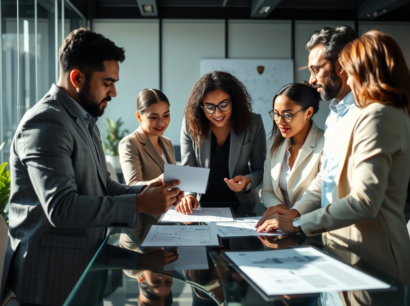 Small business leaders discussing strategic insurance planning for 2026 workforce protection