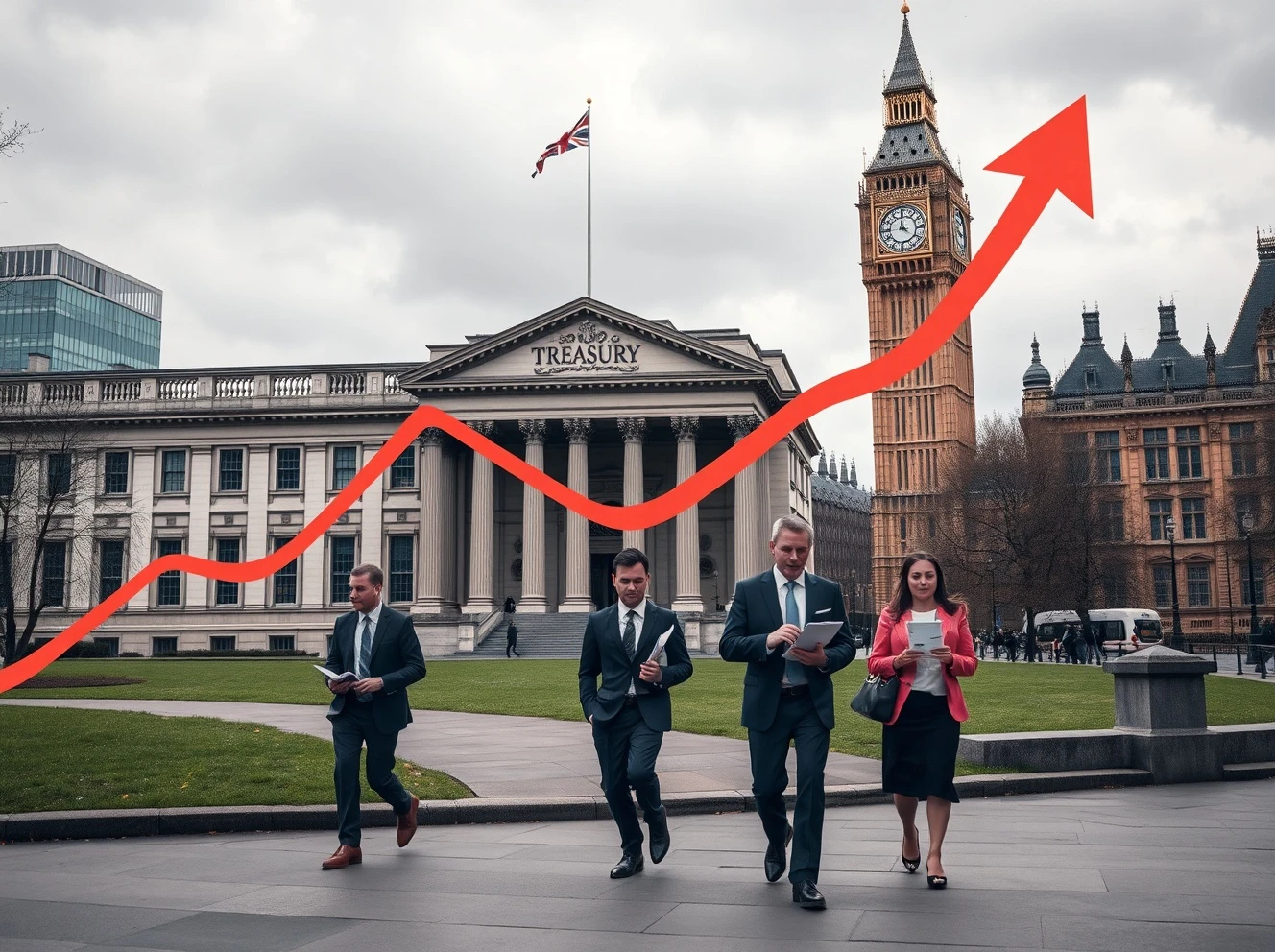 UK government borrowing reaches second-highest level despite increased tax revenues in 2025 fiscal analysis