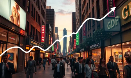 US GDP growth and consumer spending surge in 2025 driving economic expansion.