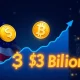 USD1 stablecoin achieves a $3 billion market capitalization milestone in the cryptocurrency sector.
