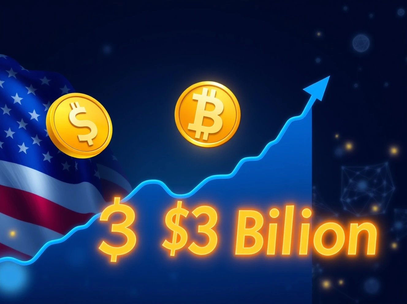 USD1 stablecoin achieves a $3 billion market capitalization milestone in the cryptocurrency sector.