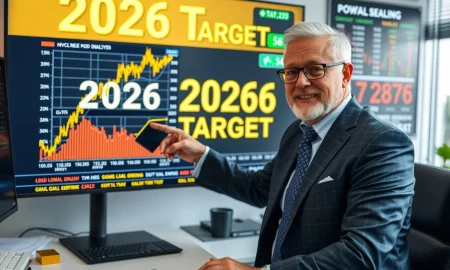 Veteran analyst presents a surprising gold price target for 2026 during market analysis.