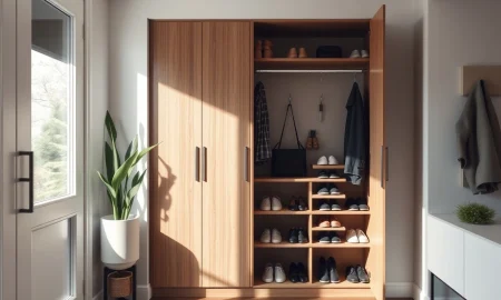 Wayfair's discounted shoe cabinet providing smart storage solution for organized homes