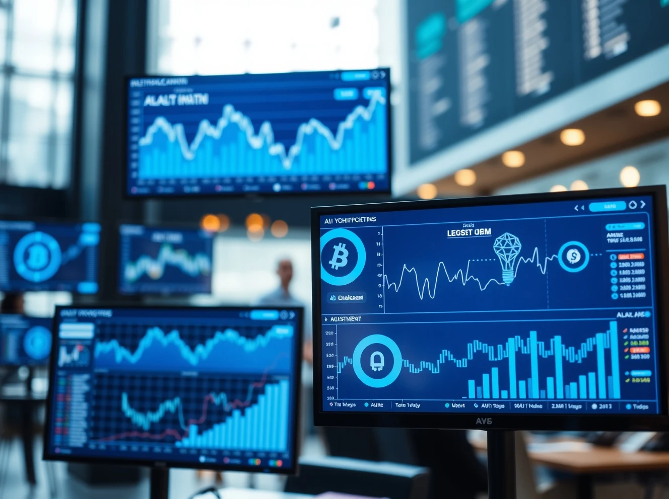 Yahoo Finance Ai platform dashboard showing financial charts and trading analytics interface